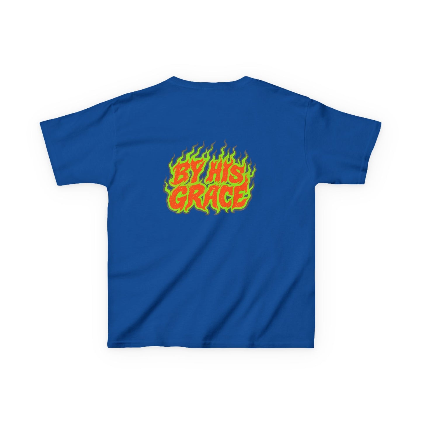 BY HIS GRACE Kids Christian T-Shirt | Faith Graphic Tee