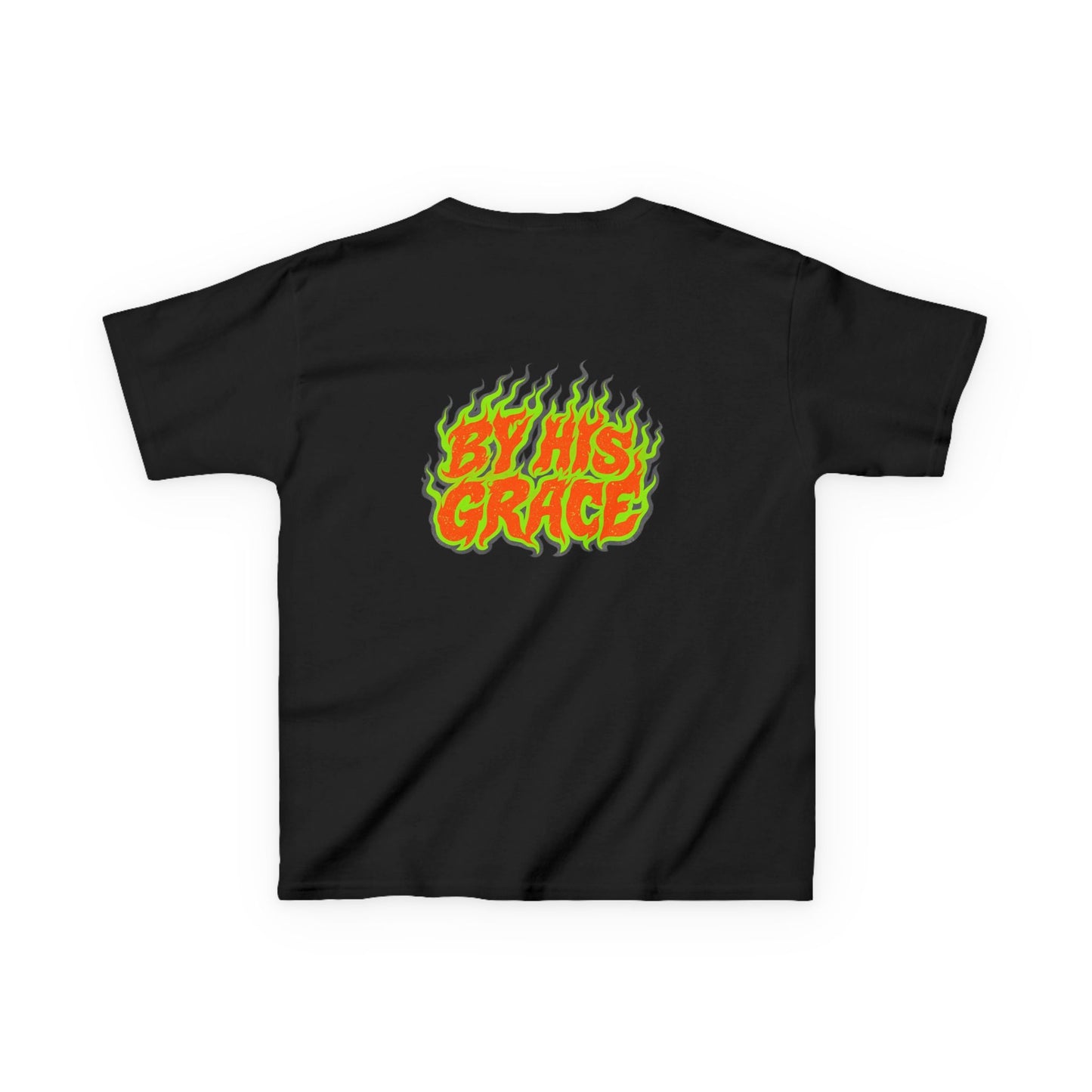 BY HIS GRACE Kids Christian T-Shirt | Faith Graphic Tee