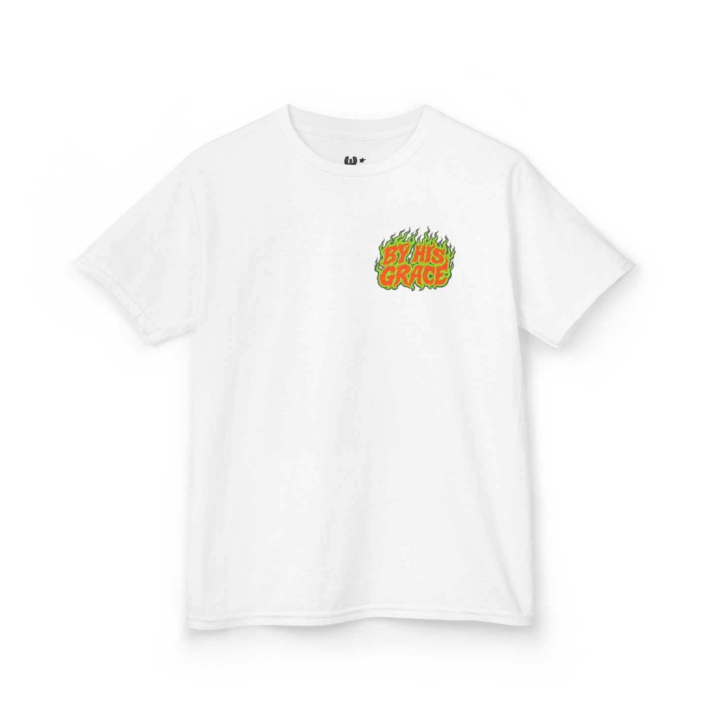 BY HIS GRACE Kids Christian T-Shirt | Faith Graphic Tee