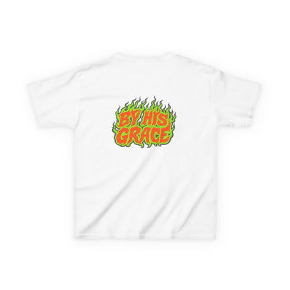 BY HIS GRACE Kids Christian T-Shirt | Faith Graphic Tee
