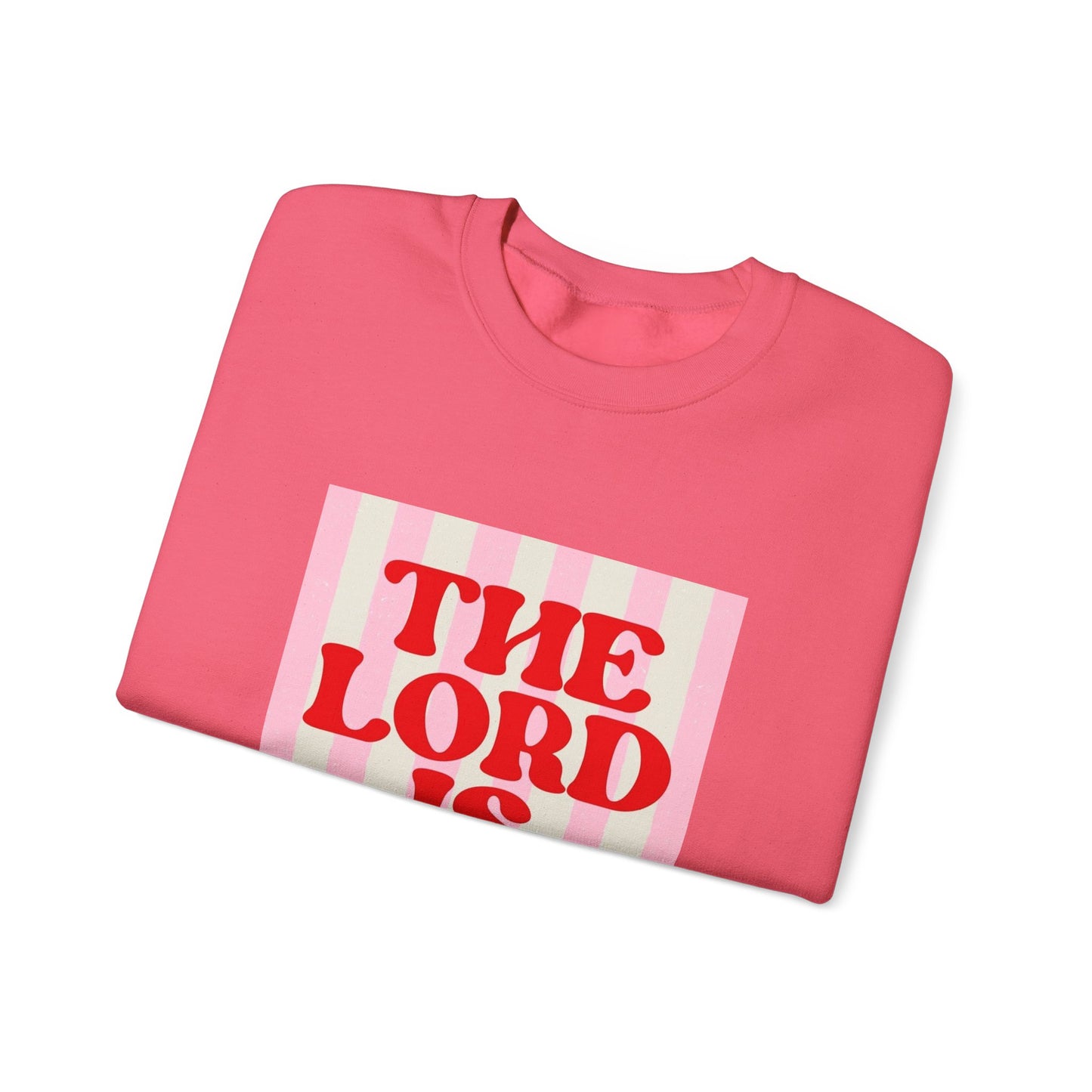 THE "LORD IS GOOD" Christian Crewneck Sweatshirt | Retro Faith Graphic Pullover