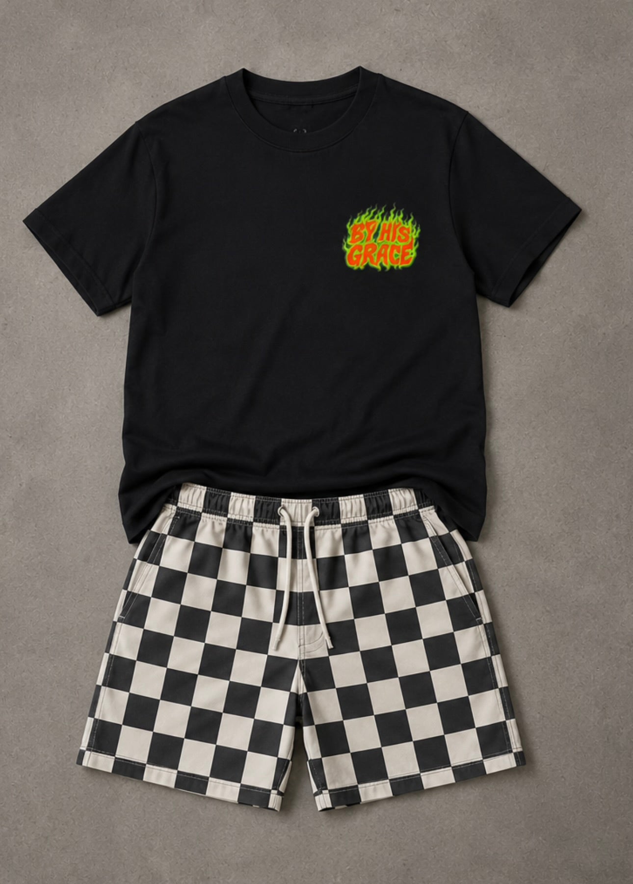 BY HIS GRACE Kids Christian T-Shirt | Faith Graphic Tee