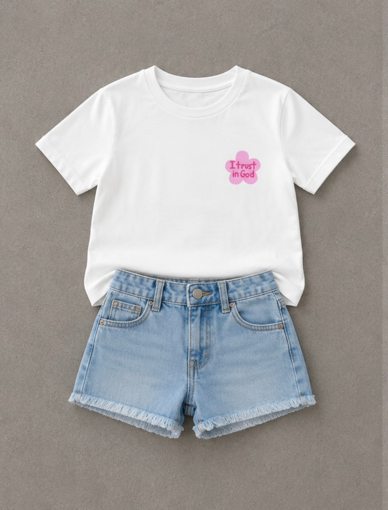 I TRUST IN GOD Kids Christian T-Shirt | Faith Graphic Tee