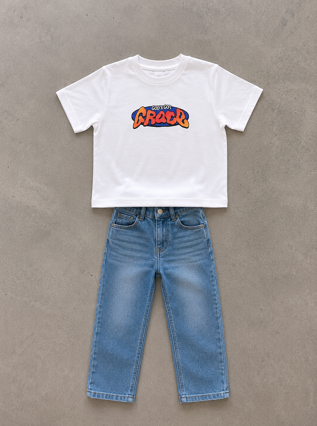 GOD'S GOT ME Toddler Christian T-Shirt | Kids Faith Graphic Tee