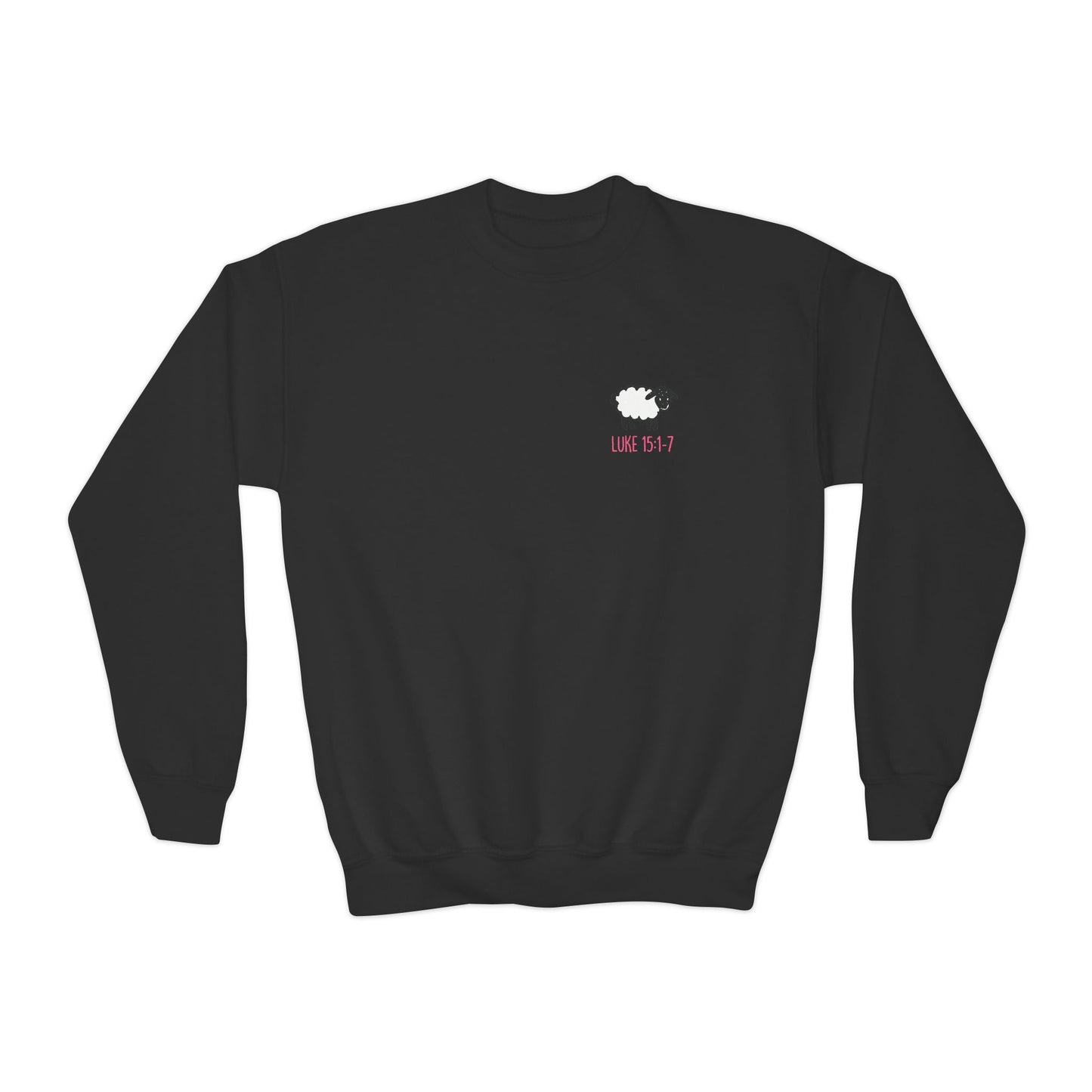 THE 99 Kids Christian Crewneck Sweatshirt | Luke 15:1–7 Faith Graphic Pullover