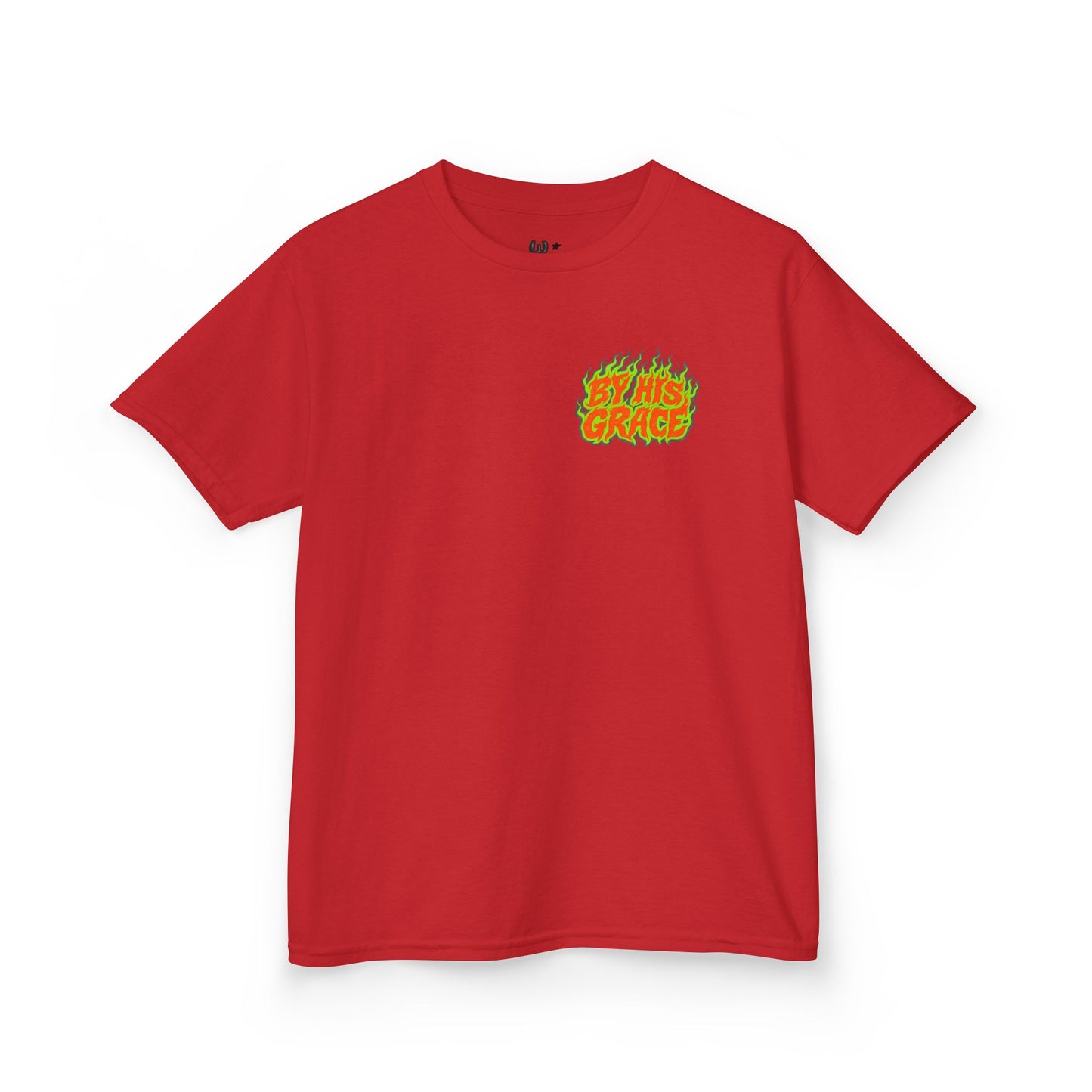 BY HIS GRACE Kids Christian T-Shirt | Faith Graphic Tee