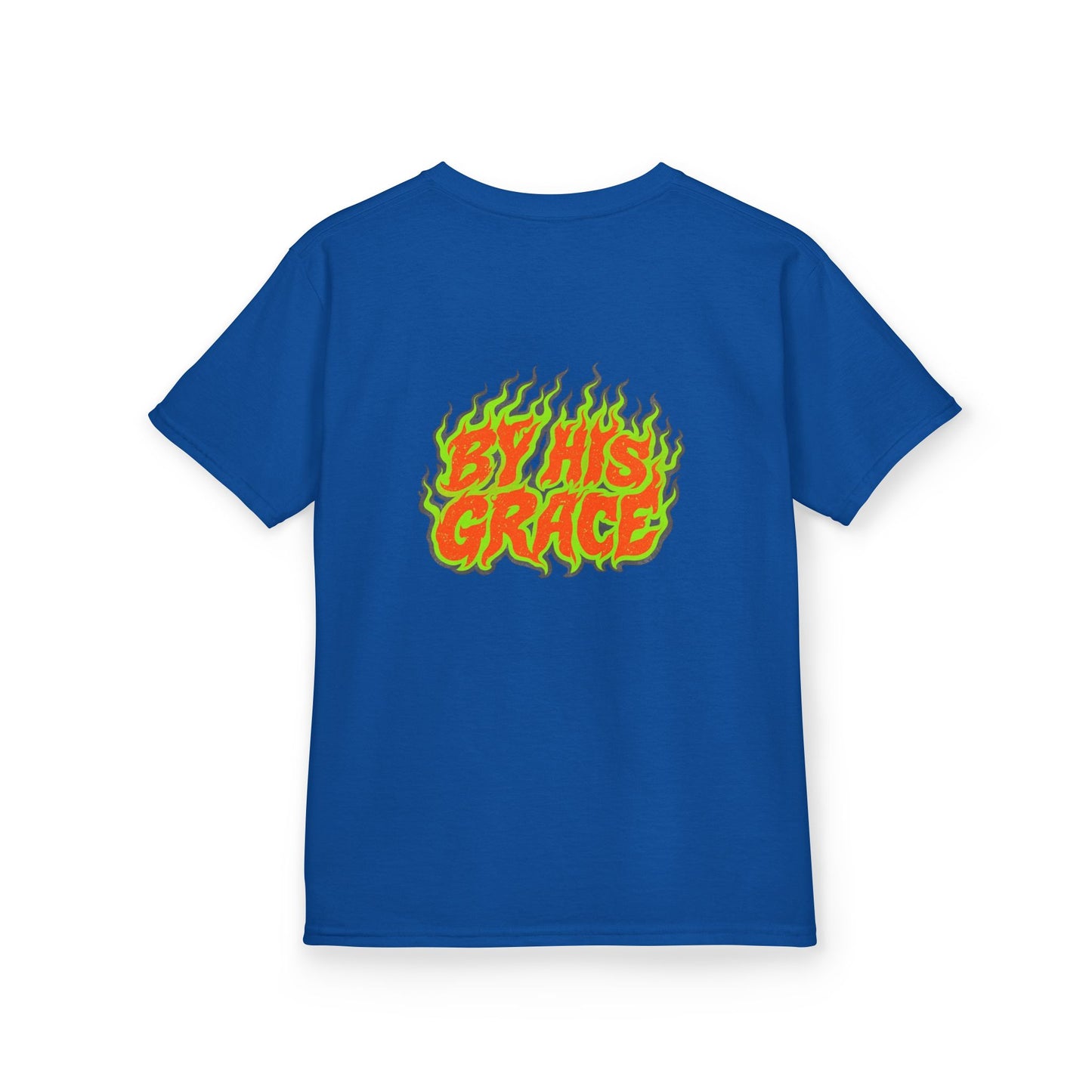 BY HIS GRACE Kids Christian T-Shirt | Faith Graphic Tee
