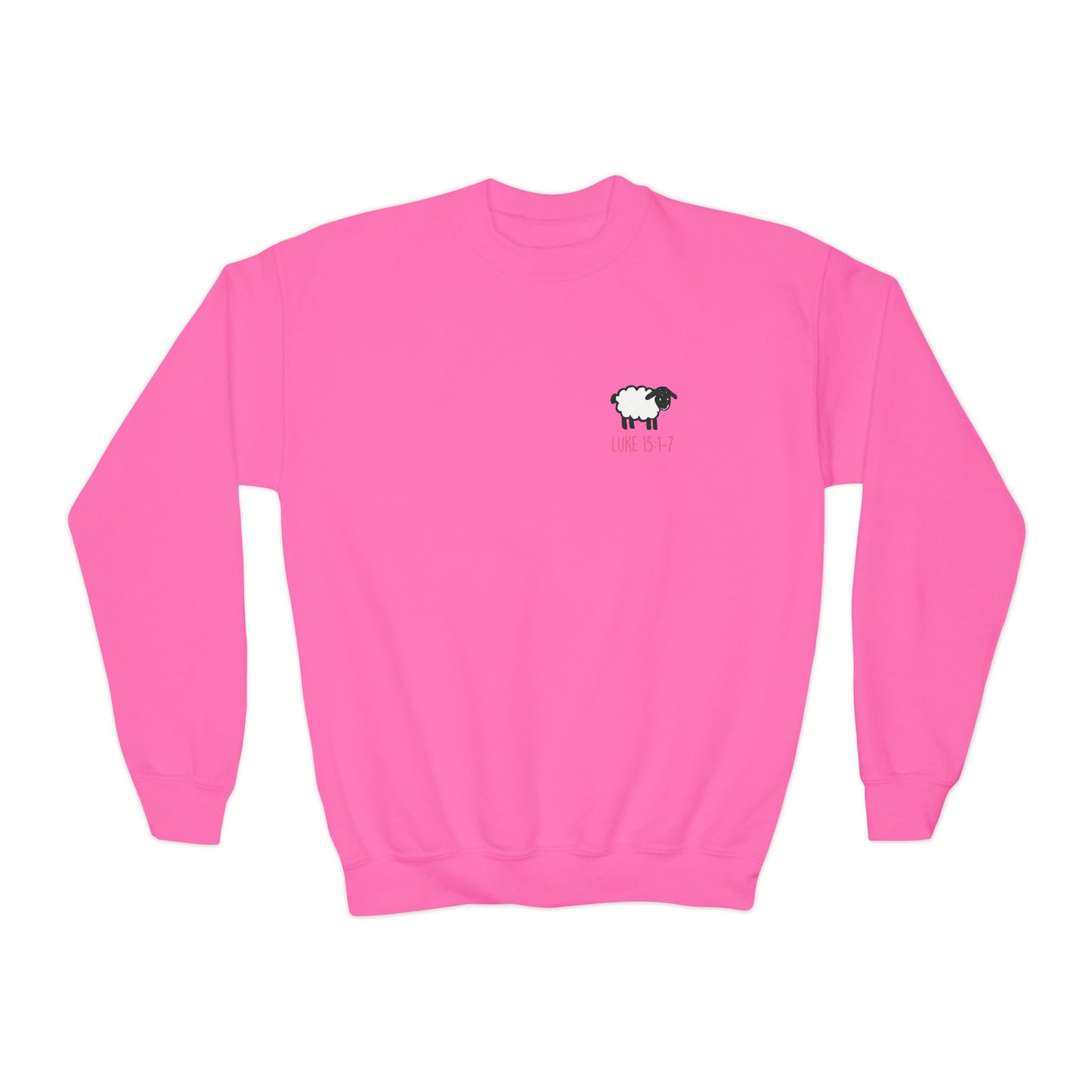 THE 99 Kids Christian Crewneck Sweatshirt | Luke 15:1–7 Faith Graphic Pullover