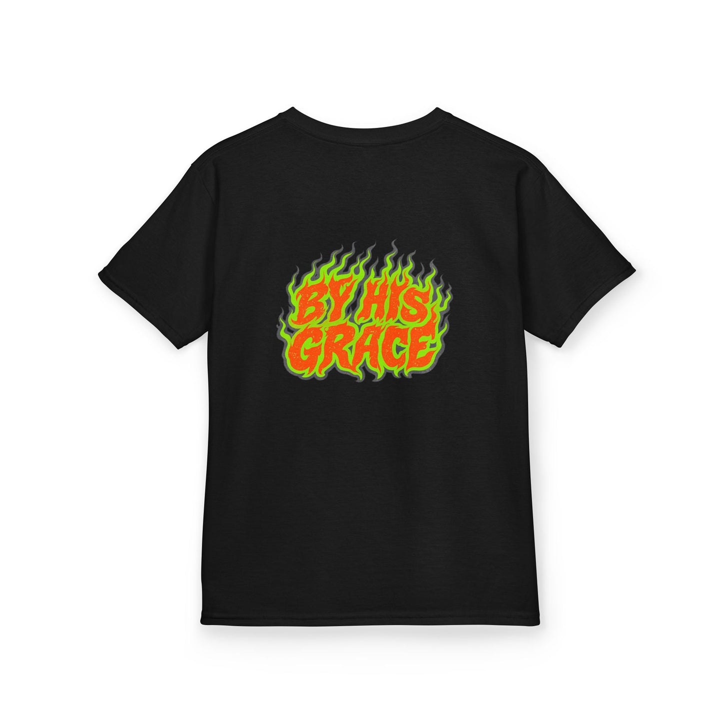 BY HIS GRACE Kids Christian T-Shirt | Faith Graphic Tee