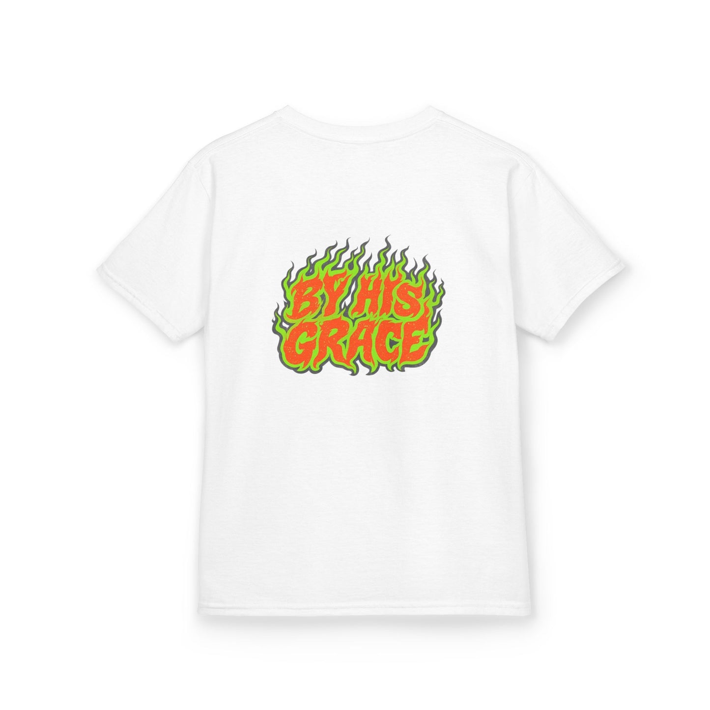 BY HIS GRACE Kids Christian T-Shirt | Faith Graphic Tee