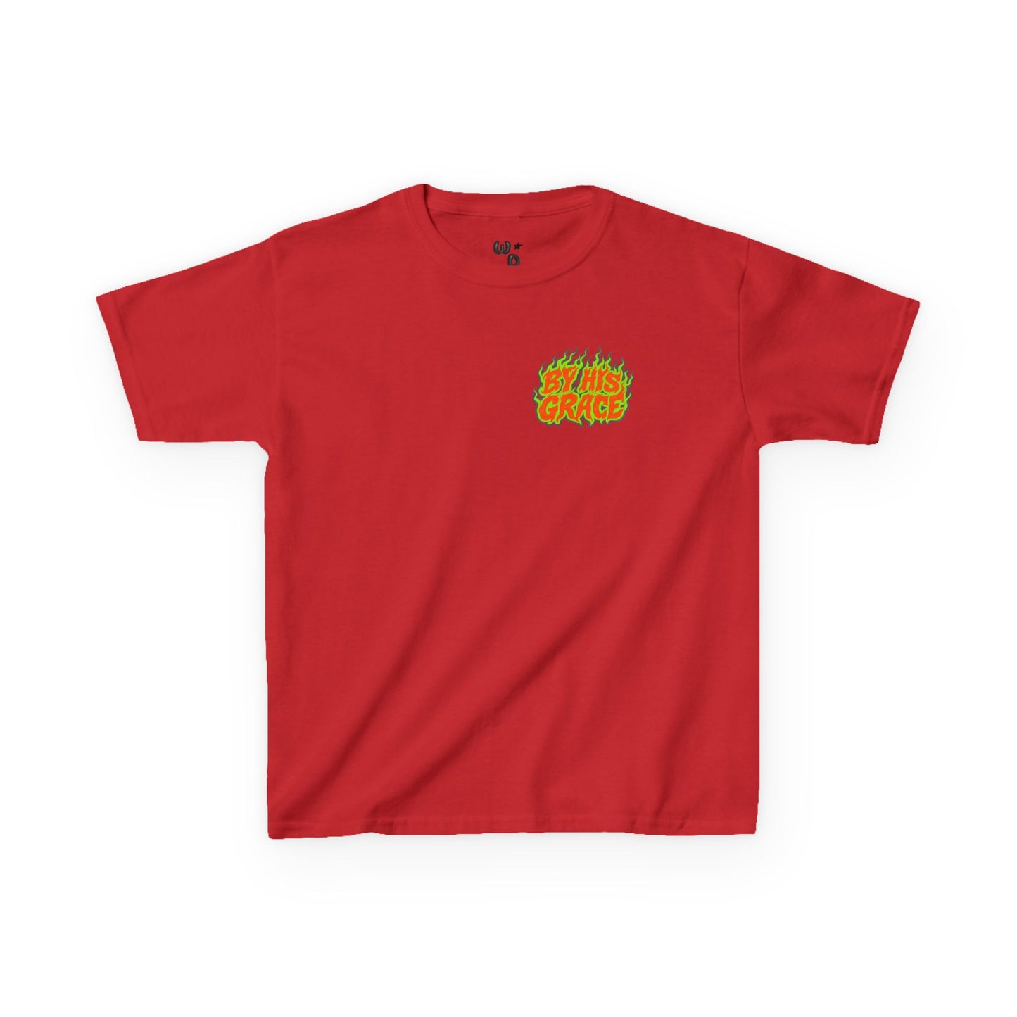 BY HIS GRACE Kids Christian T-Shirt | Faith Graphic Tee